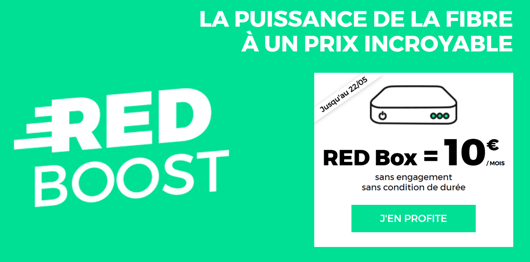 forfait internet fixe red promo